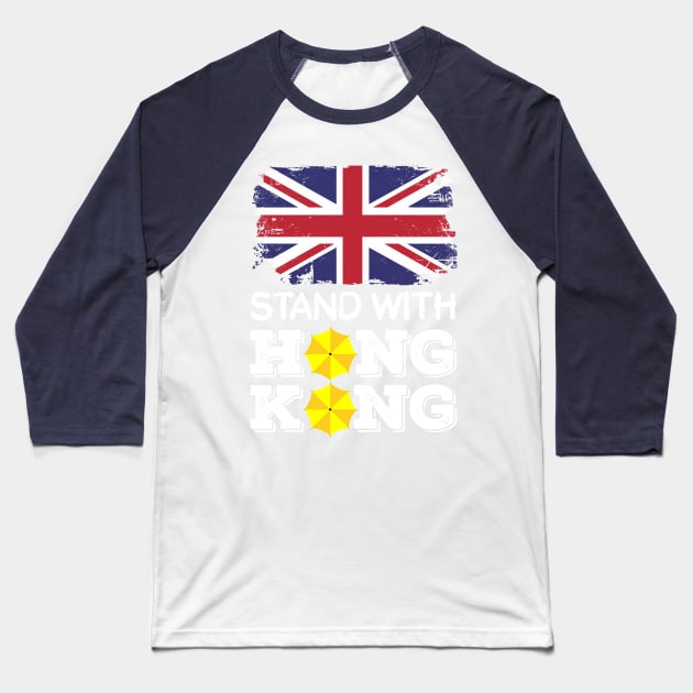 free hong kong political apparel pro Baseball T-Shirt by hadlamcom